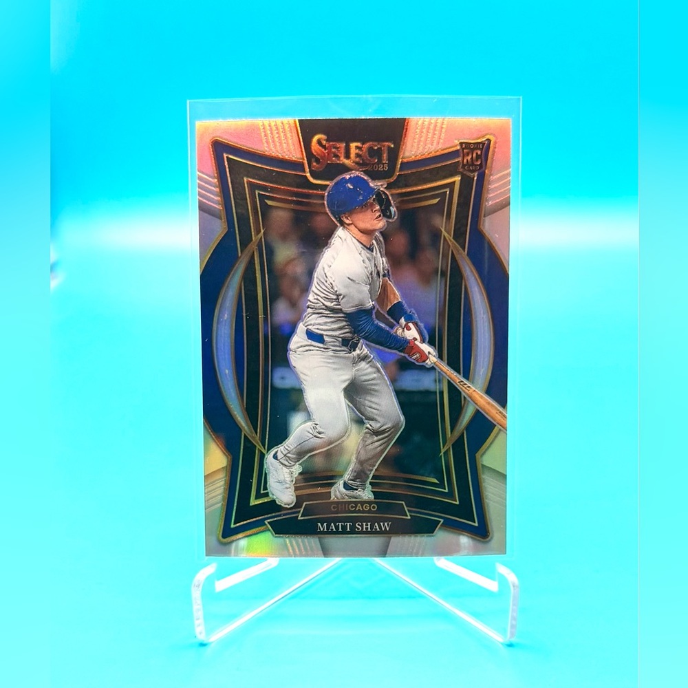 š„Matt Shaw Rookie Lot! Crusade Blue/Silver Refractor + Select Refractor Rookie! - Picture 6 of 8
